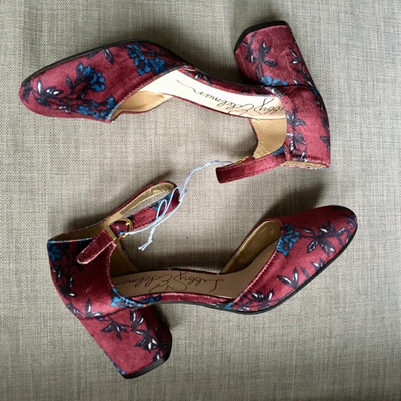Sam Edelman Shoes - Libby Edelman Jessica Velvet Block Heels